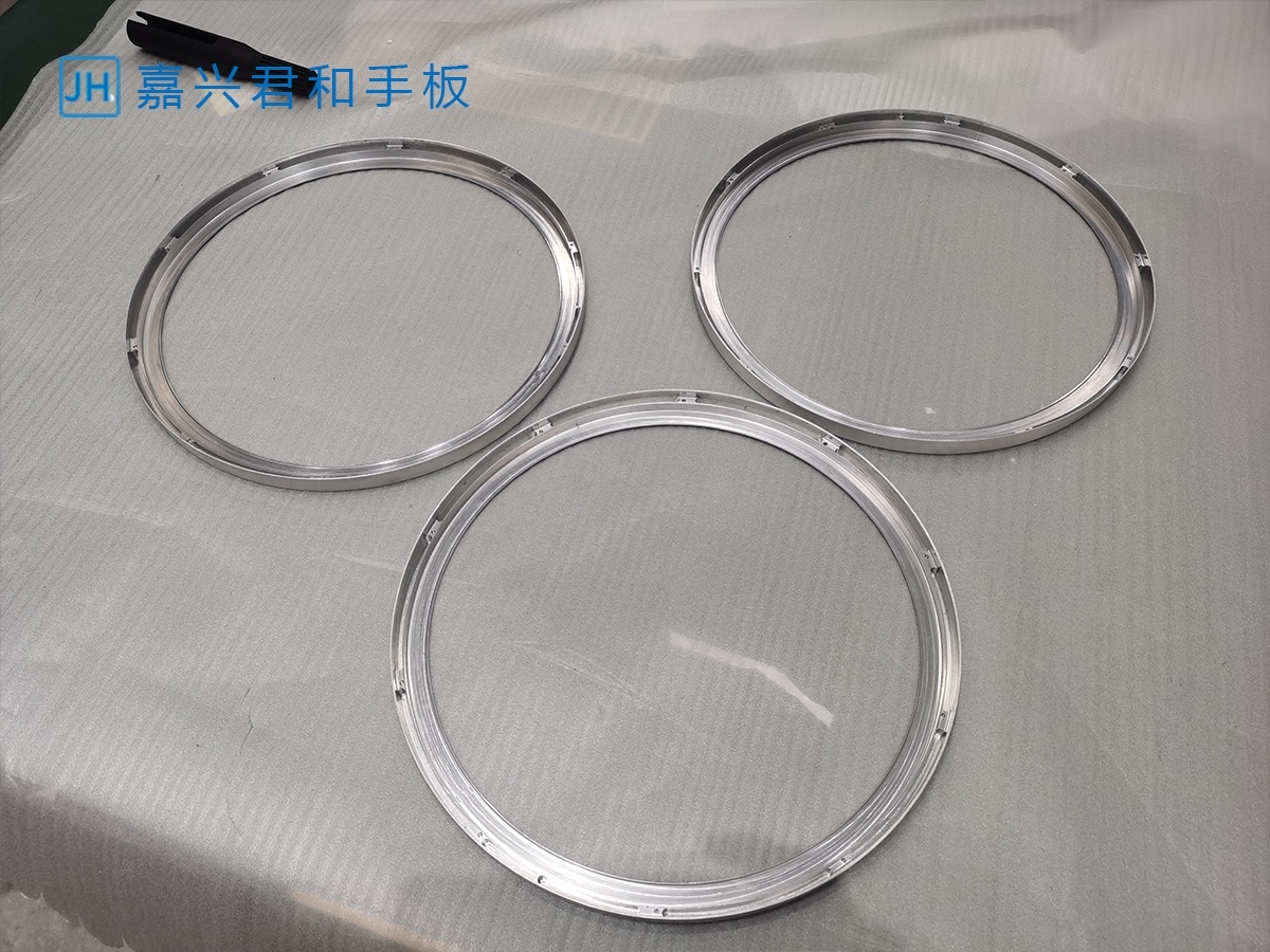 嘉兴君和CNC手板案例-大尺寸铝制环形精密样件实拍